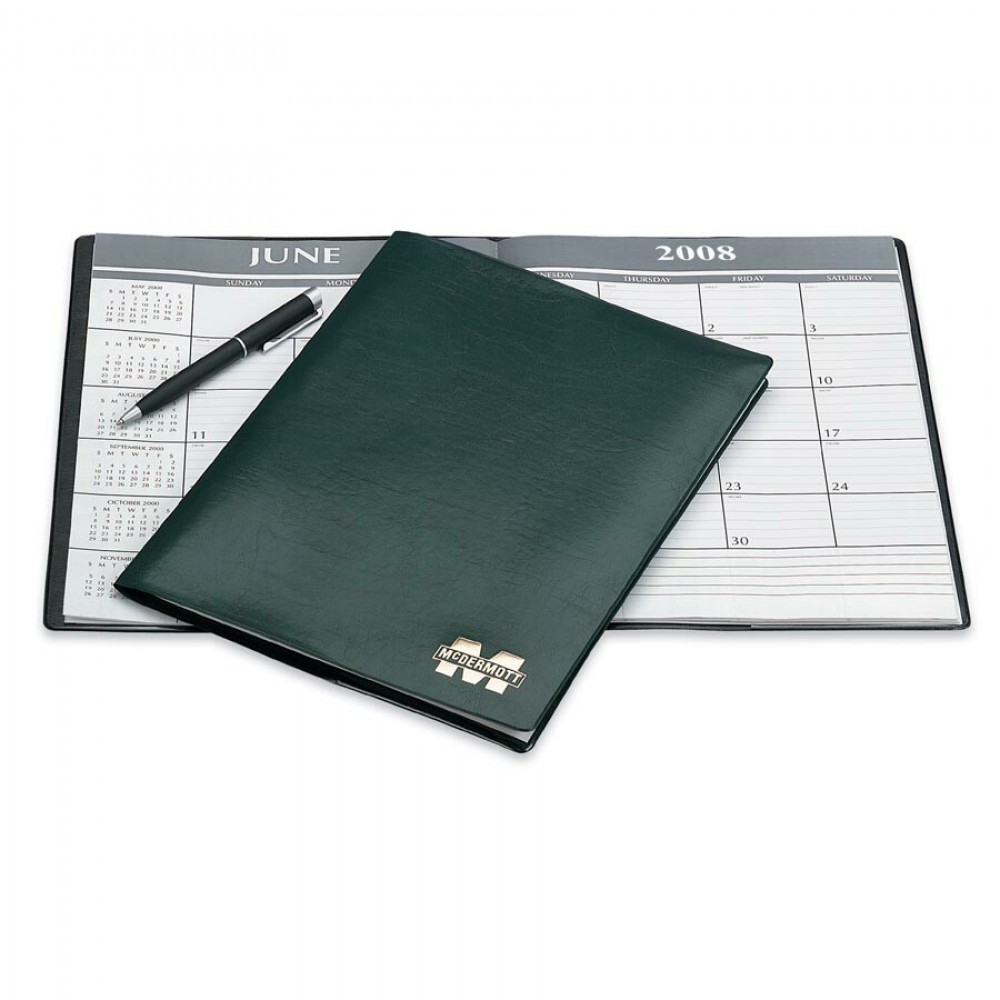 Logo Printed Prairie/ Castillian Collection Monthly Desk Planner