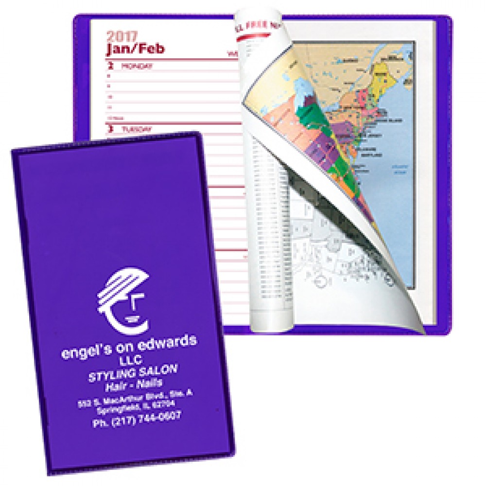 Logo Printed Ultra Vibrant TEK Translucent Vinyl Weekly Planner