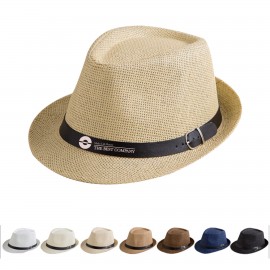 Promotional Summer Beach Fedora Straw Hats