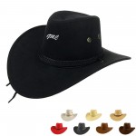 Personalized Faux Leather Western Cowboy Hat