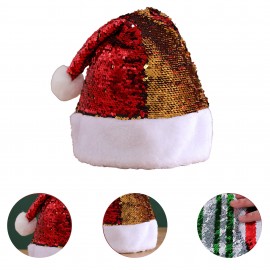 Custom Sparkling Christmas Sequins Hat - Festive Holiday Headwear