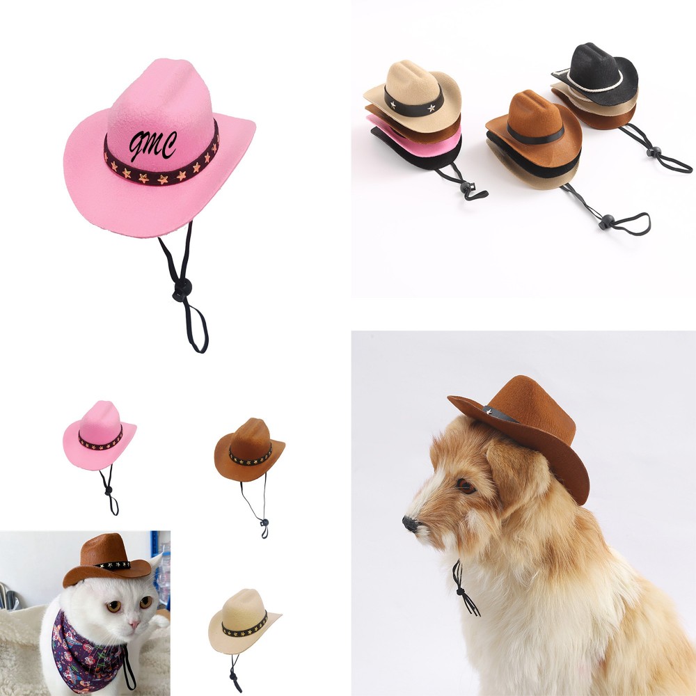 Personalized Mini Pet Cowboy Hat