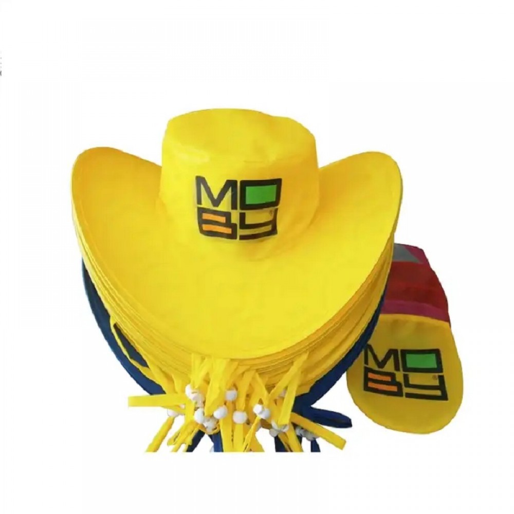 Personalized Custom Collapsible Nylon Cowboy Hat