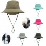 Customized Versatile Outdoor Boonie Sun Hat - Unisex Nylon Bucket