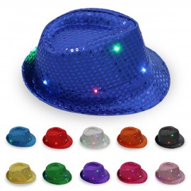 Logo Printed Light Up Your Style: LED Illuminated Hat for Trendy and Safe Adventures