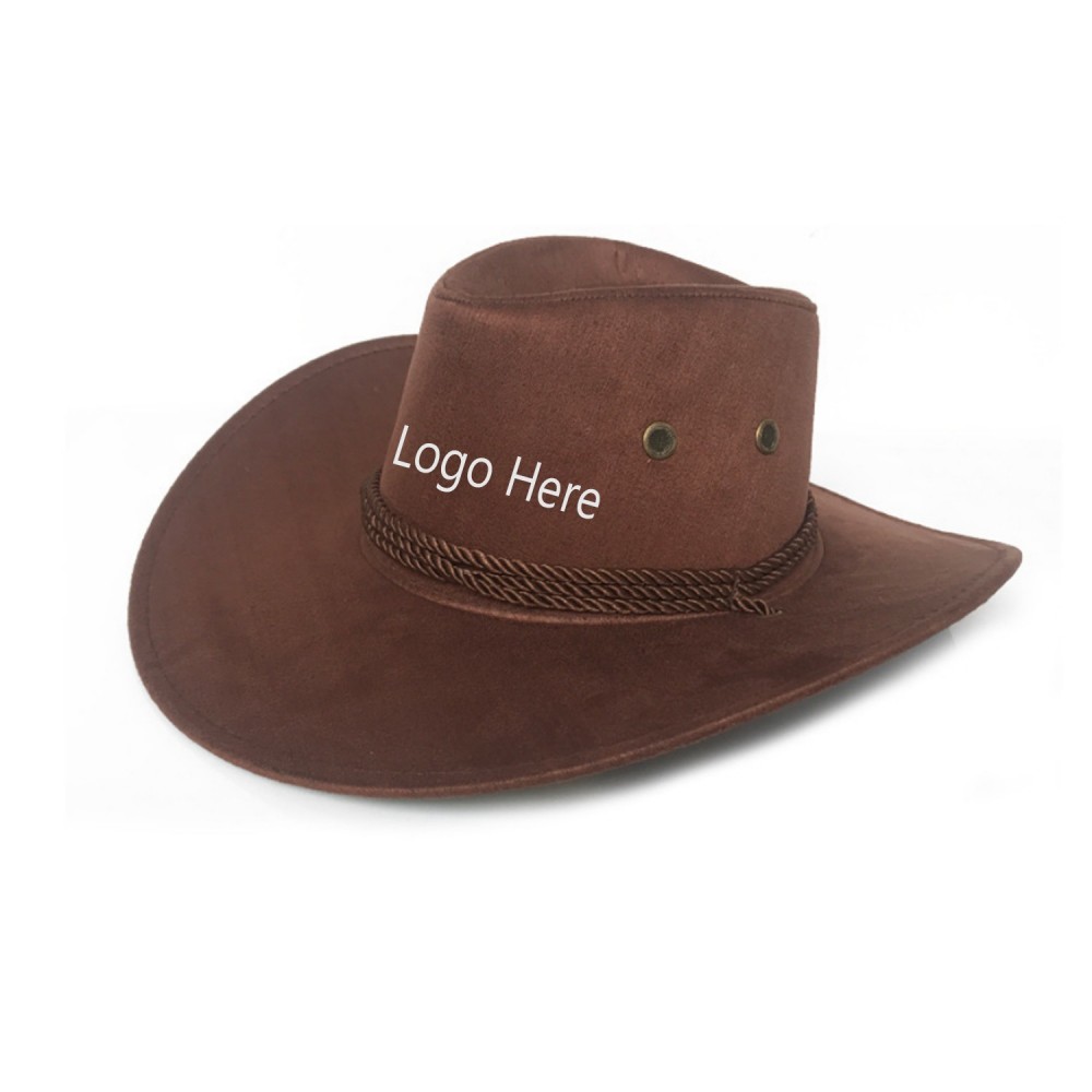 Logo Printed Western Cowboy Hat