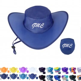 Custom Nylon Cowboy Hat with Pouch