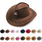 Branded Faux Felt Cowboy Hat