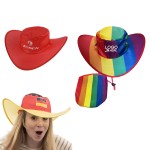 Custom Full Color Foldable Cowboy Hat With Pouch