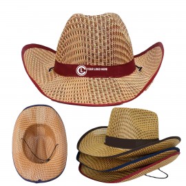 Customized Unisex Travel Panama Cowboy Straw Hat