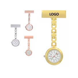 Metal Clip Brooch Medical Nurse Watch Branded