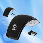 Promotional Foldable Full-Size Cordless Mouse