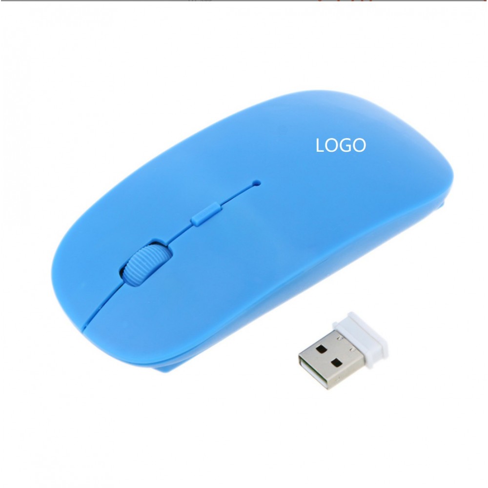 2.4GHz Wireless Mouse With USB Receiver with Logo