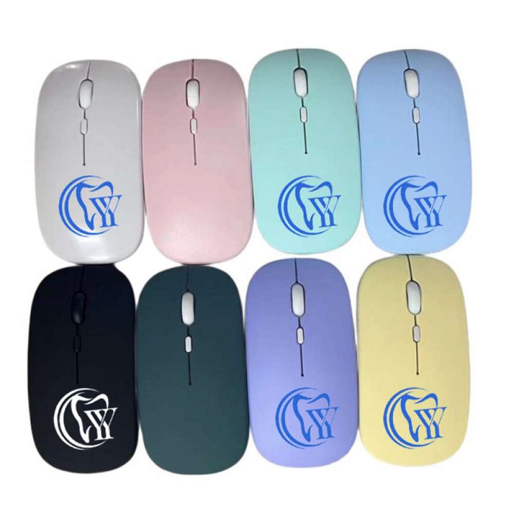 Rechargeable Wireless Mouse with Logo