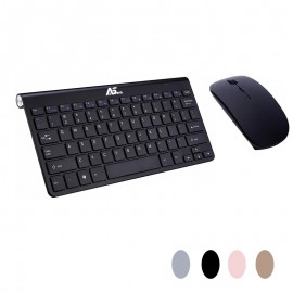 Logo Branded 2.4G Wireless Keyboard Mouse Set