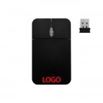 WLSM-SLIM Wireless Optical Mouse with Glowing Logo Custom Imprinted
