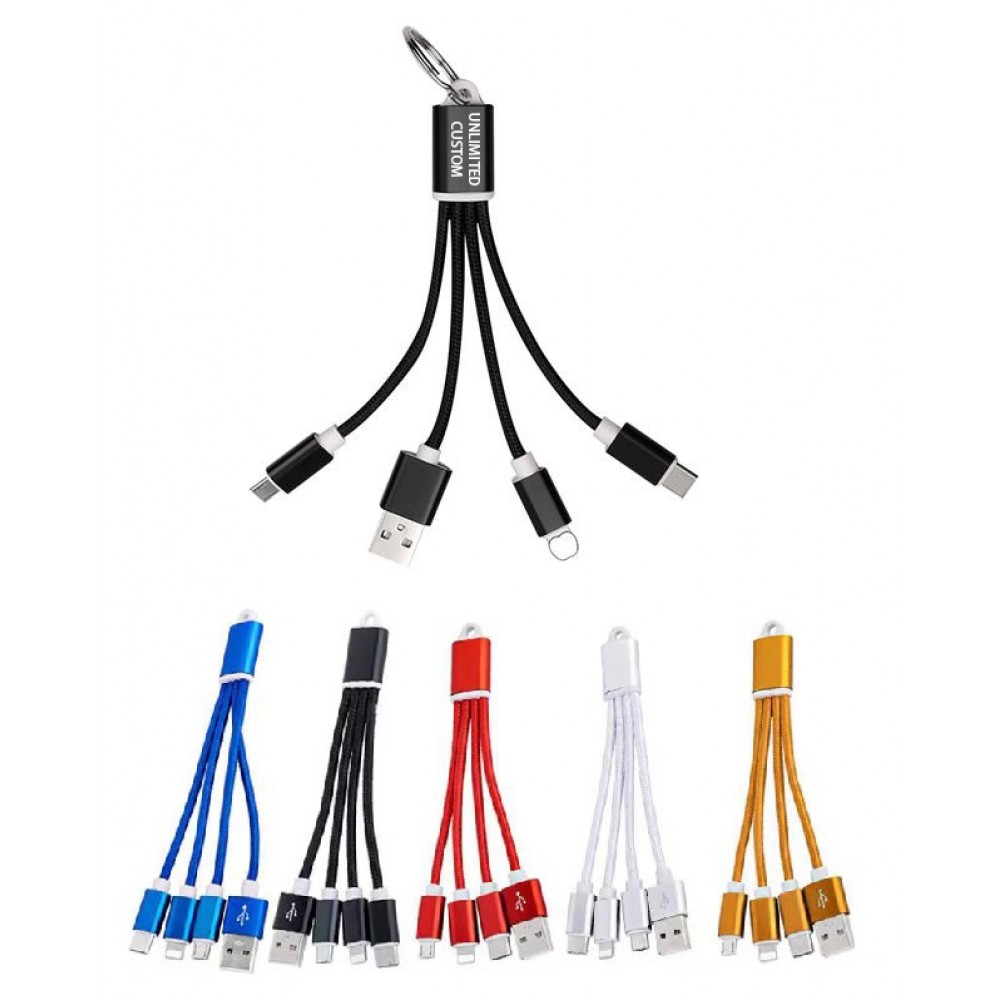 3-in-1 Charging Cables with Logo