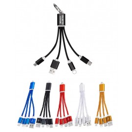 3-in-1 Charging Cables with Logo