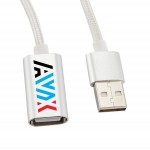 60" USB Extender Cord with Logo