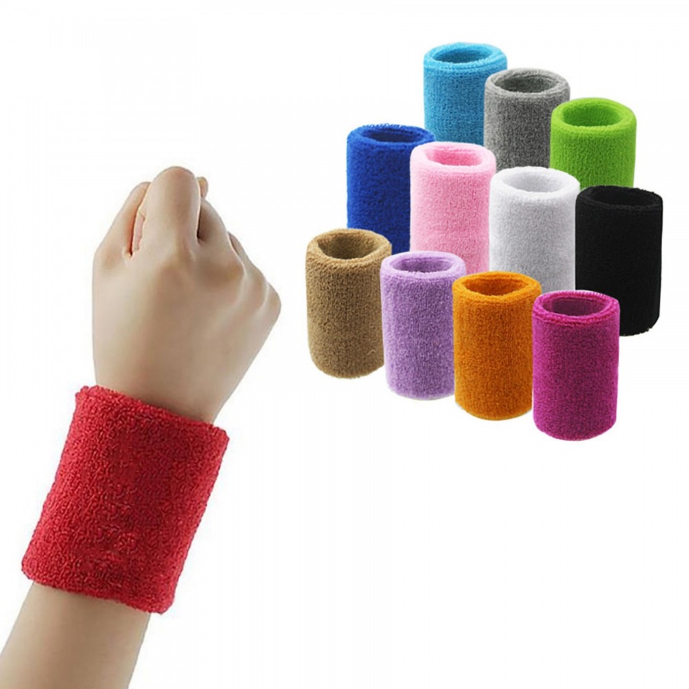 Personalized Comfortable Cotton Wrist Sweatband