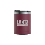 Customized RTIC 12oz Ringed Maroon Lowball Tumbler