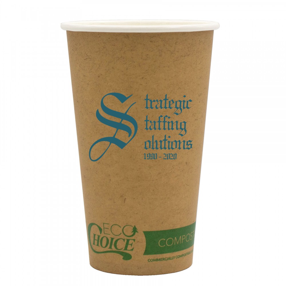 Custom Printed Cups | 16 oz. Soft Sided Clear Cup - Qty: 50