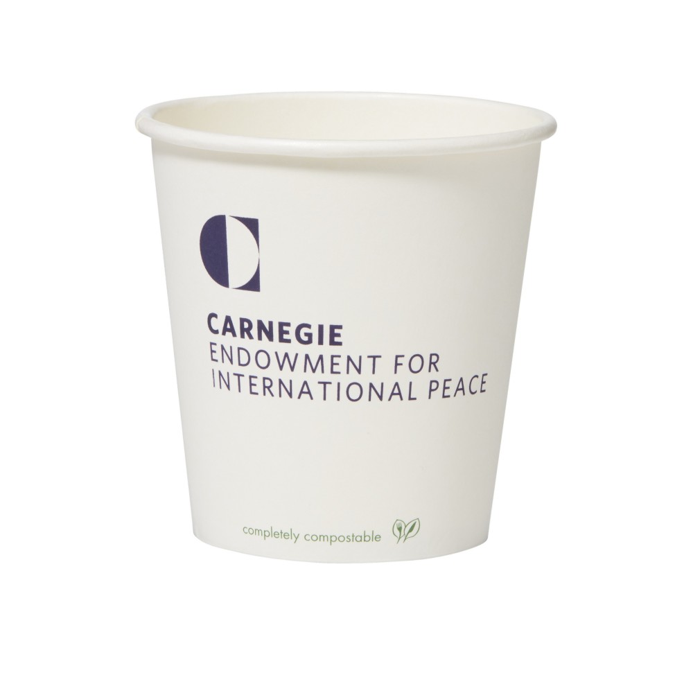 Custom Printed 10 oz Compostable Paper Coffee Cups