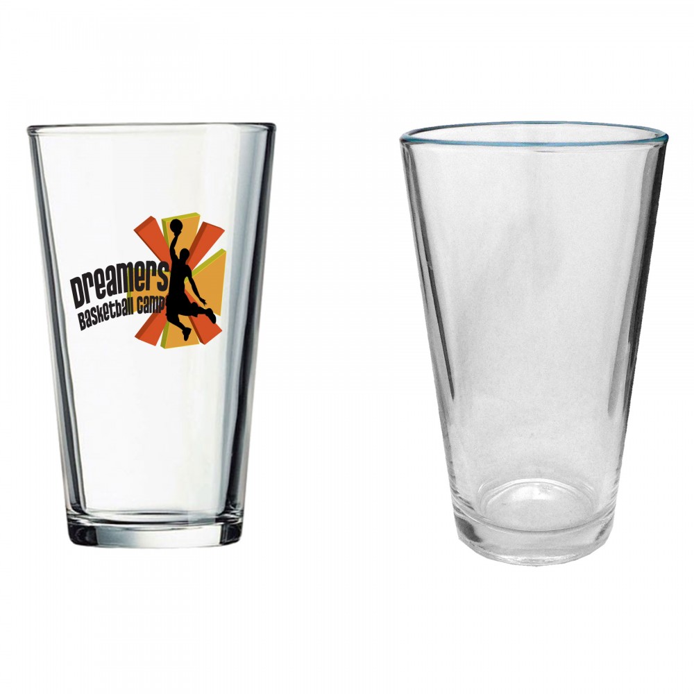 Promo Pint Glasses (16 Oz., 3.375 x 5.8125, Screen Print, 1