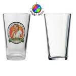 Personalized 16oz Clear Pint Glass (4 Color Process)