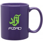 Custom Branded 11oz C-Handle Mug (Purple)