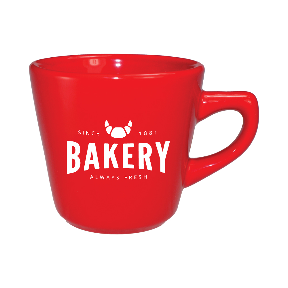 7 oz. Crimson Mini Cancun Mug with Logo