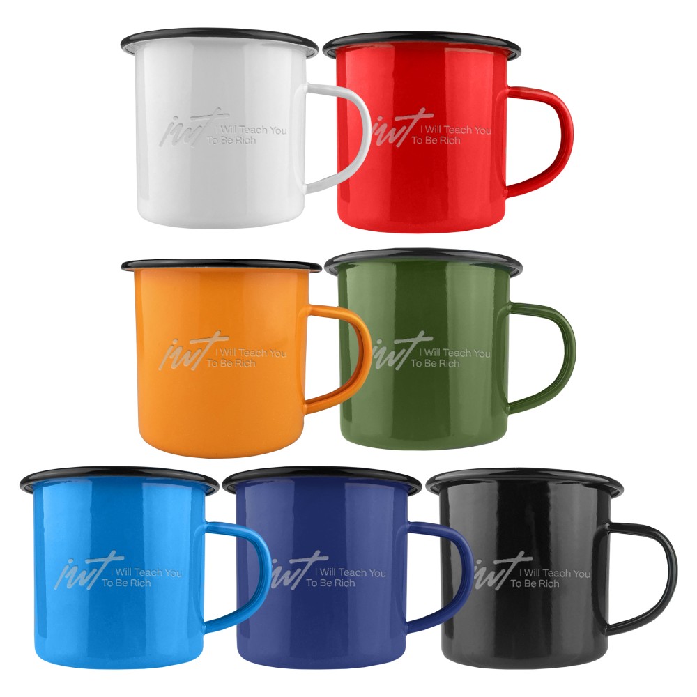 Promotional Enamel Camper Mug