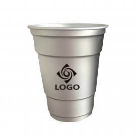 Logo Branded 16OZ Reusable Aluminum Cup