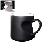 Logo Branded 12 Oz Heart Handle Heat Reveal Mug