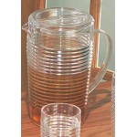 Personalized Ringed Pitcher w/ Lid (96 Oz)