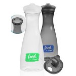 34 Oz. Clear Plastic Carafes with Lid with Logo