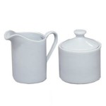 Promotional Rim Collection Porcelain Sugar & Creamer Set