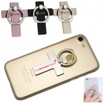 Customized Cross Shaped - Washington Metal Adhesive Cell Phone Ring Grip holder and Stand