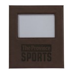 Leatherette 4 x 6 Picture Frame with Logo
