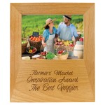 5" x 7" - Alder Wood Picture Frame with Logo