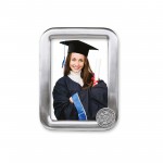 Vertical Photo Frame with Custom Emblem (4"x 6" Photo) with Logo