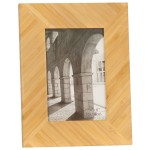 Personalized 4" x 6" - Wood Picture Frame - Bamboo