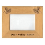8" x 10" - Wood Picture Frame Wood with Logo