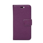 Logo Branded iBank(R) Samsung Galaxy Note 8 Leatherette Wallet Case (Purple)