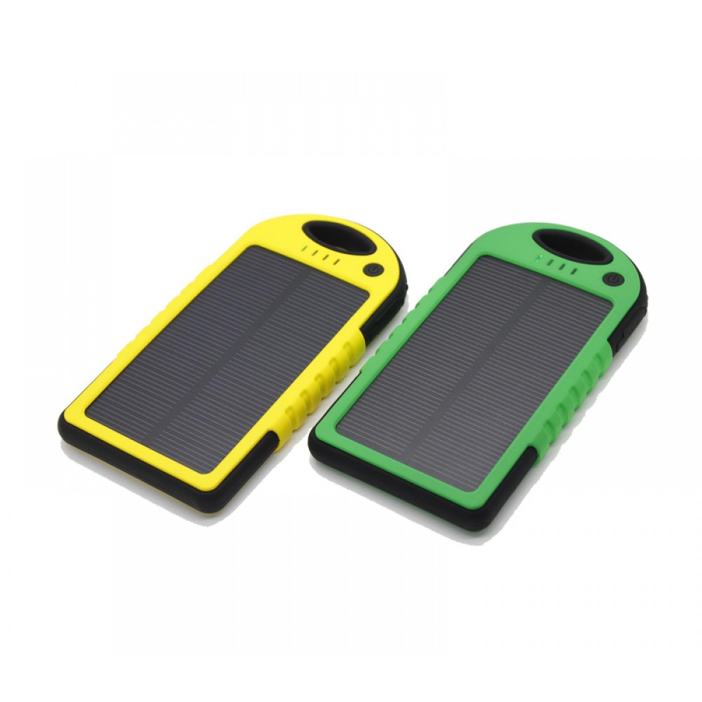 Logo Branded Portable Plastic Solar Power Bank