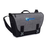 Customized Nova Laptop Messenger Bag - Black-Charcoal Heather