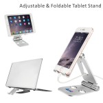 Adjustable Foldable Desktop Cellphone Tablet Stand Holder with Logo