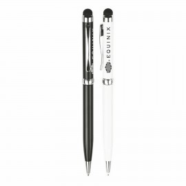 Personalized Rovigo Slim Aluminum Ballpoint Stylus Pen