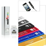 Customized Madison UL Certified 220mAh Power Bank/ Square (Silver)