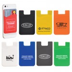 Slim Silicone Smartphone Mobile Wallet with Logo